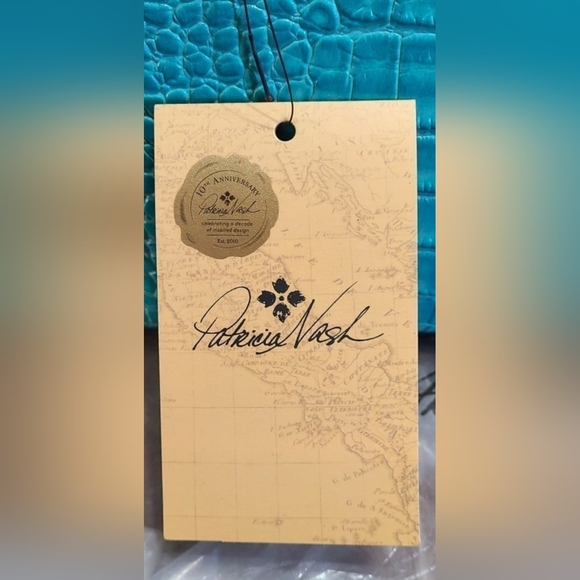 Patricia Nash turquoise leather purse⭐️SALE - Picture 2 of 6